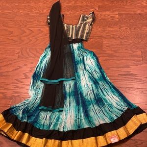 Tie dye lehanga size 36